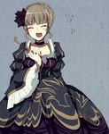  beatrice blonde_hair holding holding_pipe kiseru nipa~ pipe solo suzushiro_kurumi translated umineko_no_naku_koro_ni 