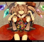  bad_id bad_pixiv_id character_name flandre_scarlet flower letterboxed riku_(wana) solo touhou wings 