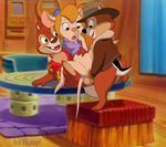  chip chip_&#039;n_dale_rescue_rangers dale gadget_hackwrench thegianthamster 