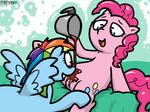  friendship_is_magic my_little_pony pinkie_pie pokehidden rainbow_dash 