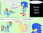  3pac comic crossover fluttershy friendship_is_magic my_little_pony rainbow_dash sonic_team sonic_the_hedgehog 