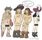  captain_hook davy_jones hector_barbossa jack_sparrow peter_pan pirates_of_the_caribbean 