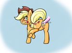  applejack friendship_is_magic my_little_pony no-ink tagme 