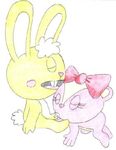  bow cuddles cum cum_in_mouth cum_inside eyes_closed female giggles happy_tree_friends lagomorph male mammal open_mouth oral oral_sex penis plain_background rabbit sex shadowlink350 sitting straight white_background 