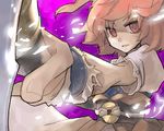  foreshortening inuinui lowres oekaki onozuka_komachi orange_hair red_eyes red_hair solo touhou 