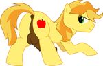  2012 alpha_channel animal_genitalia anus balls braeburn braeburn_(mlp) cutie_mark equine erection feral friendship_is_magic green_eyes horse horsecock looking_at_viewer looking_back male mammal my_little_pony penis plain_background pony pose solo transparent_background 