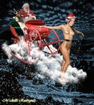  christmas fakes holidays michelle_rodriguez santa_claus 