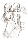  breasts cleavage dress gell gell_(hunter_x_hunter) hunter_x_hunter long_hair 