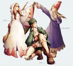  akisawa_machi bad_id bad_pixiv_id bandana final_fantasy final_fantasy_tactics hat multiple_girls robe staff thief_(fft) time_mage time_mage_(fft) white_mage white_mage_(fft) 