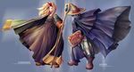  1girl akisawa_machi bad_id bad_pixiv_id black_mage black_mage_(fft) blonde_hair book cape final_fantasy final_fantasy_tactics robe staff summoner_(fft) 