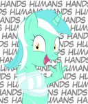  anthro anthrofied clothing english_text equine female friendship_is_magic hair hands horn horse krystil lamiaaaa lyra_(mlp) lyra_heartstrings_(mlp) mammal my_little_pony panties pony rape_face solo text two_tone_hair underwear unicorn wall_of_text 