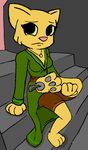  animated feline female hindpaw katia_managan khajiit looking_at_viewer mammal paws prequel robe solo the_elder_scrolls thorn unknown_artist video_games wounded 