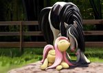  equine female feral fluttershy_(mlp) friendship_is_magic gypsy hair horse lily lostdragon01 male my_little_pony pegasus pony tinker vanner wings 