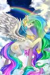 equine female feral friendship_is_magic greyradian horn horse mammal my_little_pony pony princess princess_celestia_(mlp) royalty solo winged_unicorn wings 