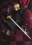  business_suit fate/stay_night fate/zero miwa_shirow saber sword type-moon 