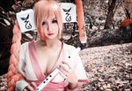  alodia alodia_gosiengfiao cosplay flute forest instrument lowres nature 