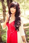  alodia alodia_gosiengfiao cosplay dress red_dress 