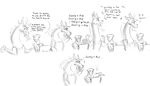  dialog discord_(mlp) draconequus duo english_text friendship_is_magic human humor male mammal my_little_pony sketch text upsadaisy 