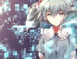  bad_id bad_pixiv_id blue_hair kawashiro_nitori light_particles miya_(tsumazukanai) pixelated short_hair solo touhou two_side_up 