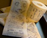  ahegao cum lowres monochrome photo saliva shindol shindou_l toilet_paper 