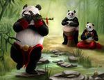  ashalind bamboo chubby female loincloth male music panda 