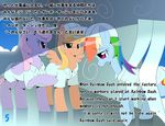  clothing cloudsdale cutie_mark english_text equine factory female feral friendship_is_magic group hair hard_hat helmet horse japanese_text mammal multi-colored_hair my_little_pony oze pegasus pony purple_eyes rainbow_dash_(mlp) rainbow_hair shirt text wings 