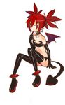  anklet anonymous_drawfag bat_wings blush_stickers boots choker demon_girl demon_tail disgaea earrings elbow_gloves etna finger_licking flat_chest gloves highres jewelry leather leather_boots leather_gloves licking long_hair platform_footwear red_eyes red_hair sitting skull solo spikes tail thigh_boots thighhighs twintails wings 