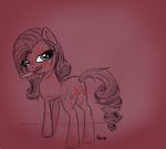  blood cutie_mark cuts equine female feral friendship_is_magic grimdark hannahugs horn knife lil_miss_rarity looking_at_viewer mammal monochrome my_little_pony pussy rarity_(mlp) solo unicorn 