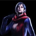  1girl 3d black_hair breasts capcom carla_radames earrings jewelry large_breasts official_art resident_evil resident_evil_6 scarf short_hair solo 