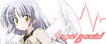  angel_beats! bad_id bad_pixiv_id blazer jacket kei_(fortune) long_hair school_uniform silver_hair solo tenshi_(angel_beats!) typo wings yellow_eyes 