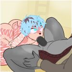 animated anthro bat blue_eyes bodily_fluids canid canine doggystyle duo ear_piercing ears_down faren farens_hell fellatio from_behind_position fur furry_tail genital_fluids genitals half-closed_eyes hi_res ladder lagomorph leporid light_eyes light_hair lines_on_body long_ears male male/male mammal narrowed_eyes nude onomatopoeia oral penile penis piercing pink_eyes pivoted_ears precum rabbit sex simple_background sitting size_difference sound_effects tail text tongue tongue_out tongue_out_fellatio yellow_background