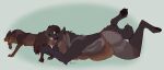 2025 4_toes 5_fingers absurd_res ambiguous_gender animal_genitalia animal_penis anthro anthro_on_feral ball_lick balls bestiality black_line_art blush blush_lines bodily_fluids breath briarlupine brown_body brown_claws brown_fur brown_nose canid canine canine_genitalia canine_penis canis claws dark_body dark_fur dark_nose digital_drawing_(artwork) digital_media_(artwork) digitigrade dipstick_ears duo ear_markings ears_back feet feral fingers fur furrowed_brow genitals gloves_(marking) gradient_background half-closed_eyes handjob handjob_from_behind hi_res knot leg_grab leg_markings legs_up licking looking_at_another looking_at_anus looking_at_partner looking_back lying male male/ambiguous mammal markings multicolored_body multicolored_ears multicolored_fur narrowed_eyes nervous nose_to_anus on_front oral orange_sclera outline pawpads paws penile penis penis_grab pivoted_ears pointy_ears raised_paw reach_around saliva saliva_on_balls saliva_on_tongue scruffy sex sharp_teeth signature simple_background slightly_chubby socks_(marking) tail tail_on_head tan_body tan_fur teeth toes tongue toothy_grin whisker_spots white_outline wolf yellow_sclera