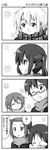  6+girls akiyama_mio comic glasses greyscale hairband hirasawa_yui k-on! kotobuki_tsumugi long_hair manabe_nodoka monochrome multiple_girls nakano_azusa plaid plaid_scarf scarf short_hair tainaka_ritsu tears translated yuuki_sonisuke 