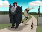  2025 4:3 absurd_res anatid anseriform anthro avian belly between_breasts big_belly big_breasts bird black_clothing blue_clothing blush bodily_fluids bowler_hat breasts bridgette_o&#039;shane brown_body brown_fur brown_hair canid canine clothing colored cutaway dipstick_ears dipstick_tail driveway duck duo ear_markings exclamation_point eye_contact eyeshadow eyewear female fox fur gate gesture glasses grass grey_clothing group hair hat headgear headwear hi_res huge_breasts jumping lagomorph leporid looking_at_another lynxuki macro makeup male mammal markings multicolored_ears navel necktie nude orange_body orange_fur overcoat overweight overweight_female panzerschreckleopard plant pond purple_eyeshadow rabbit red_hair size_difference suit surprised suspenders sweat sweatdrop tail tail_markings tan_body tan_fur topwear trapped_in_clothing tree trio vest waving white_body white_clothing white_fur wide_hips xu_(hanimetion) 