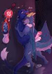 ahegao animal_genitalia anthro balls black_nose_horn blue_body blue_fur claws dragon duo erection facial_horn female feral fur furred_dragon furred_scalie genitals grey_body grey_fur hi_res horn hug hugging_another impregnation looking_pleasured male male/female mythological_creature mythological_scalie mythology nose_horn pawpads penetration pink_pawpads scalie sheath skyvo vaginal vaginal_penetration white_body white_claws white_fur 