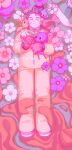  1boy ^_^ absurdres black_eyes black_skin blue_eyes blue_pikmin blue_skin brown_hair closed_eyes closed_mouth colored_skin creature cube dog english_text flower flower_ring full_body gloves group_hug happy highres holding holding_creature hug humanization ice_pikmin lying male_focus moss_(pikmin) no_headwear no_mouth olimar on_back on_grass petals pikmin_(creature) pikmin_(series) pink_flower pink_skin plasm_wraith pointy_ears pointy_nose purple_flower purple_pikmin purple_skin red_eyes red_gloves red_pikmin red_skin rock rock_pikmin short_hair slime_(substance) smile solid_circle_eyes spacesuit tongue very_short_hair white_pikmin white_skin winged_pikmin yellow_pikmin yellow_skin yu_pikmin 