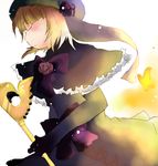  bad_id bad_pixiv_id eva_beatrice flower hat lowres mb999 rose solo staff umineko_no_naku_koro_ni 