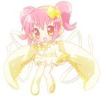  amulet_dia chibi hairband headset hinamori_amu magical_girl mirai_(sugar) pink_hair shugo_chara! solo sparkle thighhighs twintails yellow_eyes 
