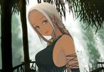 copyright_request earrings jewelry kiriman_(souldeep) pointy_ears solo white_hair 