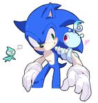  ambiguous_gender blue blue_body blue_hair blush green_eyes hair hedgehog male mammal plain_background red_eyes sega sonic_(series) sonic_the_hedgehog white_background white_eyes wisp yacker 