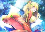 ass bad_id bad_pixiv_id blue_eyes bodysuit breasts brown_hair hair_ornament large_breasts long_hair neon_genesis_evangelion open_mouth plugsuit rebuild_of_evangelion shikinami_asuka_langley solo souryuu_asuka_langley test_plugsuit twintails zhuxiao517 