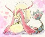  affection ambiguous_gender blush eyes_closed hug human interspecies kissing love male mammal milotic nintendo paspa pink_background plain_background pok&#233;mon pok&#233;philia pokephilia reptile scalie size_difference snake squeeze video_games white_background wrap 