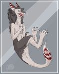  corvis looking_at_viewer male open_mouth sergal sidgi solo tongue 