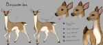 cervine deer digital_media_(artwork) fallow_deer female feral jeffusherb mammal pixel_(artwork) reference_to_character solo