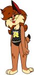 2017 3_toes 4_fingers anthro barefoot biped black_clothing black_ears black_eyelashes black_panties black_shirt black_tank_top black_text black_topwear black_underwear blep bobcat bottomwear breasts brown_body brown_eyes brown_fur brown_hair brown_tail cammy_carter cheek_tuft chest_tuft cleavage clothed clothing colored countershade_face countershade_fur countershade_neck countershade_torso countershading cute_fangs digital_drawing_(artwork) digital_media_(artwork) eyebrow_through_hair eyebrows eyelashes eyelashes_through_hair facial_tuft fangs feet felid feline female female_anthro fingers front_view fur fur_tuft glistening glistening_eyes glistening_nose hair half-closed_eyes kabula_(artist) lynx mammal medium_breasts mostly_clothed mostly_clothed_anthro mostly_clothed_female narrowed_eyes open_mouth pajamas panties pantsless pantsless_anthro pantsless_female pawpads prick_ears red_nose red_pawpads red_tongue scut_tail shirt short_tail simple_background solo spotted_hips standing tail tan_body tan_countershading tan_tuft tank_top teeth text text_on_clothing text_on_shirt text_on_tank_top text_on_topwear tired toeless_(marking) toes tongue tongue_out topwear translucent translucent_hair tuft underwear white_background yellow_sclera