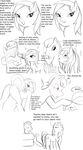  aggerey black_and_white blush cielo cielorey comic cute cutie_mark dialog english_text equine female flank flightless horse male mammal monochrome my_little_pony penis pony rey teasing text 