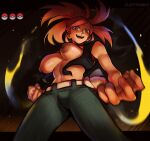  1girl absurdres breasts flannery_(pokemon) fluffydango highres large_breasts pokemon pokemon_oras 