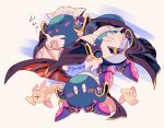  :d :o armor armored_boots arms_up artist_name black_cape black_wings blue_background blush blush_stickers boots cape closed_eyes closed_mouth commentary_request feathered_wings galacta_knight gloves hand_on_own_chin hand_up highres horns kirby kirby_(series) looking_at_viewer mask meta_knight multiple_views open_mouth pauldrons purple_footwear running shoulder_armor simple_background single_wing smile spiked_wings spikes tokuura twitter_username v-shaped_eyebrows white_background white_eyes white_gloves wings yellow_eyes 