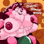 abs alaskan_malamute anthro areola barazoku biceps big_areola big_bulge big_muscles big_nipples big_pecs bouncing_pecs bulge canid canine canis clothed clothing dialogue digital_media_(artwork) domestic_dog fluffy fujiyama_samoyed_(artist) fur hair himbo huge_areola huge_bulge huge_muscles huge_pecs hyper hyper_muscles jockstrap jockstrap_only lips male mammal muscular muscular_anthro muscular_male navel neck_tuft nipples nordic_sled_dog onomatopoeia open_mouth pecs pink_nose puffy_nipples simple_background smile solo sound_effects speech_bubble spitz tail text thick_bottom_lip thick_thighs topless tuft underwear underwear_only watermark wide_hips yanbara_(fujiyamasamoyed)