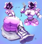 &lt;3 2024 ;3 among_us anthro arm_strap arm_wraps armor arrow_sign artist_logo artist_name arzy_parzy bear belt big_breasts big_butt black_body black_fur blue_background boots boulder breasts broken_heart_print bubble butt cameo camille_(fortnite) cheek_tuft clawed_gauntlets clothing costume crewmate_(among_us) cuddly_(fortnite) drunk drunk_bubble ear_tuft english_text epic_games eye_scar eyebrows facial_scar facial_tuft female footwear fortnite full-length_portrait fur furgonomic_headwear fursuit gauntlets gesture gloves glowing glowing_eyebrows glowing_eyes glowing_mouth glowing_nose gradient_background graffiti greaves handwear harness head_tuft hi_res hip_tuft hood innersloth leg_strap logo lying mammal meow_skulls_(fortnite) multicolored_body multicolored_clothing multicolored_fur multiple_images on_side one_eye_closed pink_clothing pink_eyebrows pink_eyes pink_mouth pink_nose pointy_shoes portrait print_clothing print_topwear raven_team_leader reclining relaxed_expression rock sabatons scar shoulder_tuft simple_background small_waist solo stitch_(sewing) substance_intoxication text thick_thighs three-quarter_portrait topwear tuft two_tone_body two_tone_clothing two_tone_fur v_sign vambrace wasp_waist white_armor white_clothing wink wraps